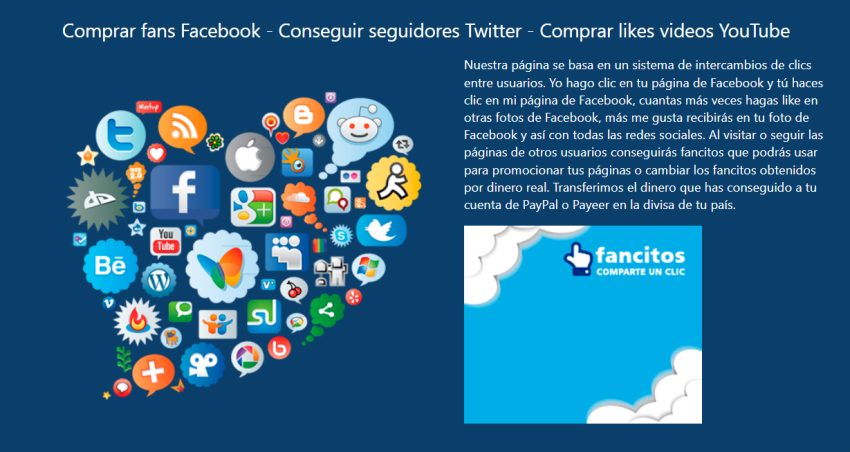 Fancitos Comparte Un Clic: Cómo Conseguir Gratis Fans en las Redes Sociales-QuéComprar.club